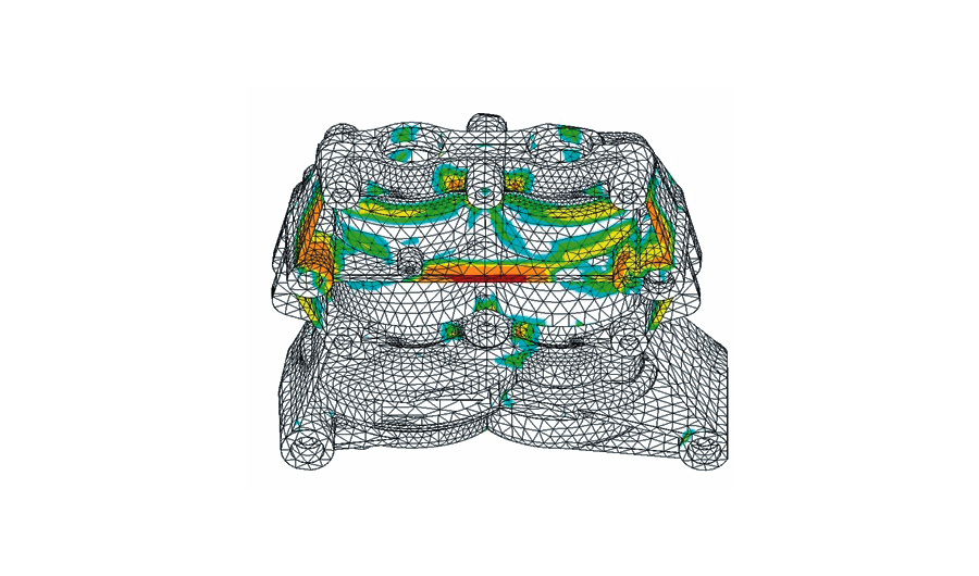 Simulation of a mass balancing system of FEMFAT software