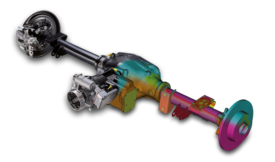 FEMFAT axle fatigue illustration