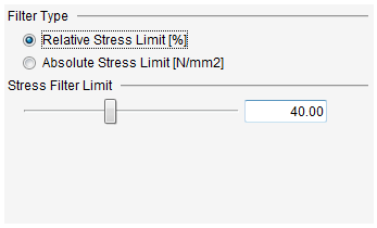 FEMFAT stress amplitude filter Picture of how to set a FEMFAT stress amplitude filter